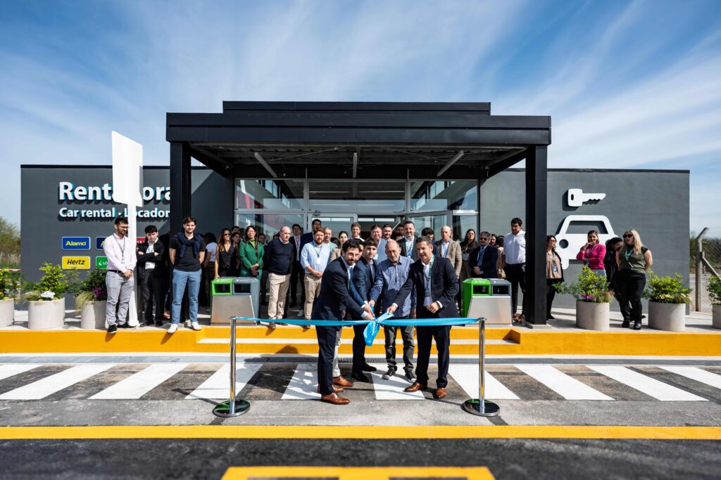 Aeropuertos Argentina inauguró un nuevo HUB de rentadoras en Ezeiza